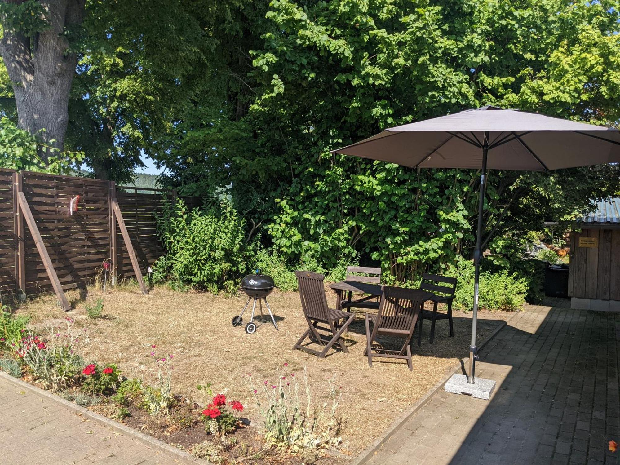 W5 - Urlaubsmagie - Wohnung Mit Grill, Terrasse & Pool Lichtenhain  Exterior foto
