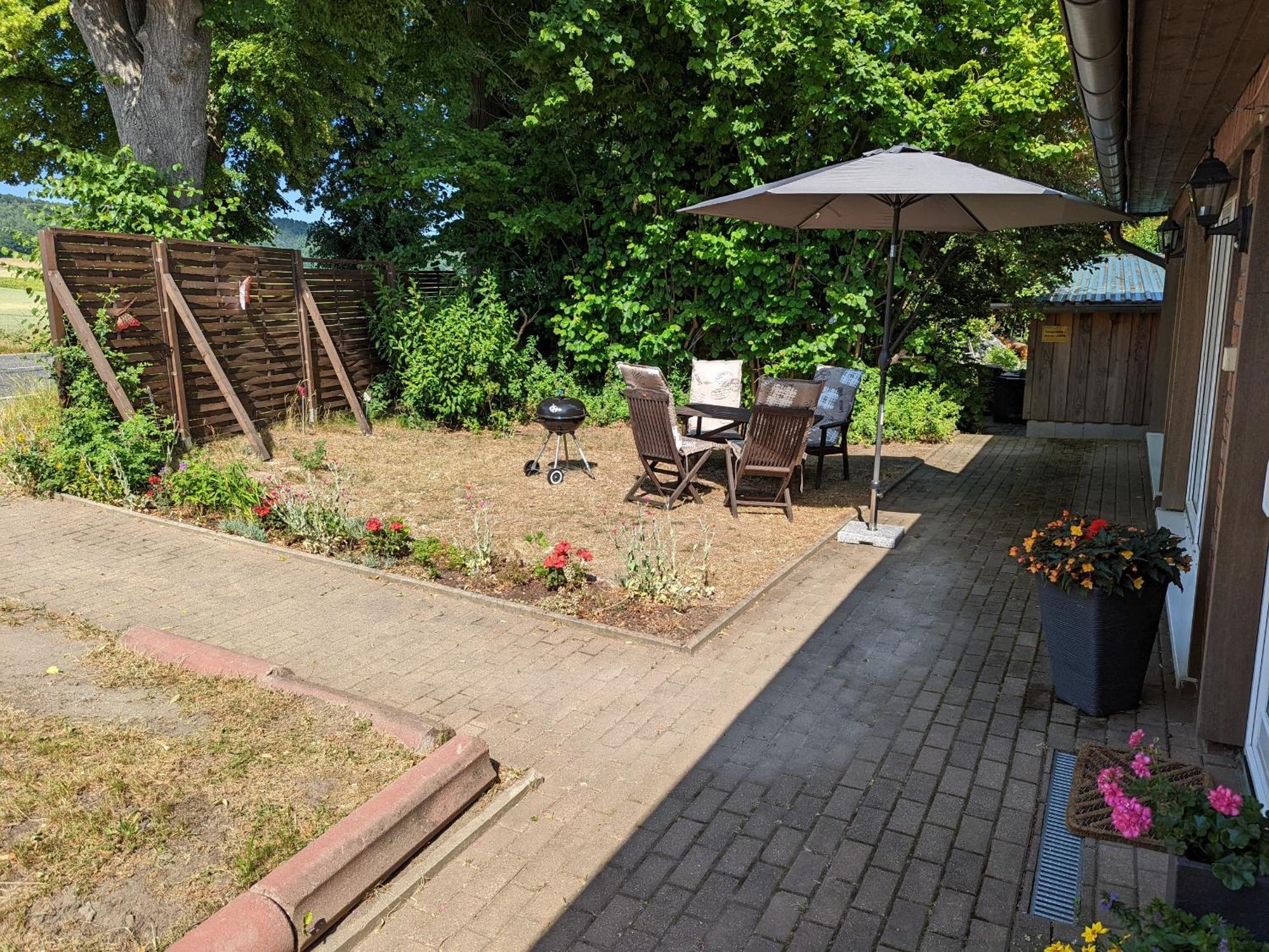 W5 - Urlaubsmagie - Wohnung Mit Grill, Terrasse & Pool Lichtenhain  Exterior foto