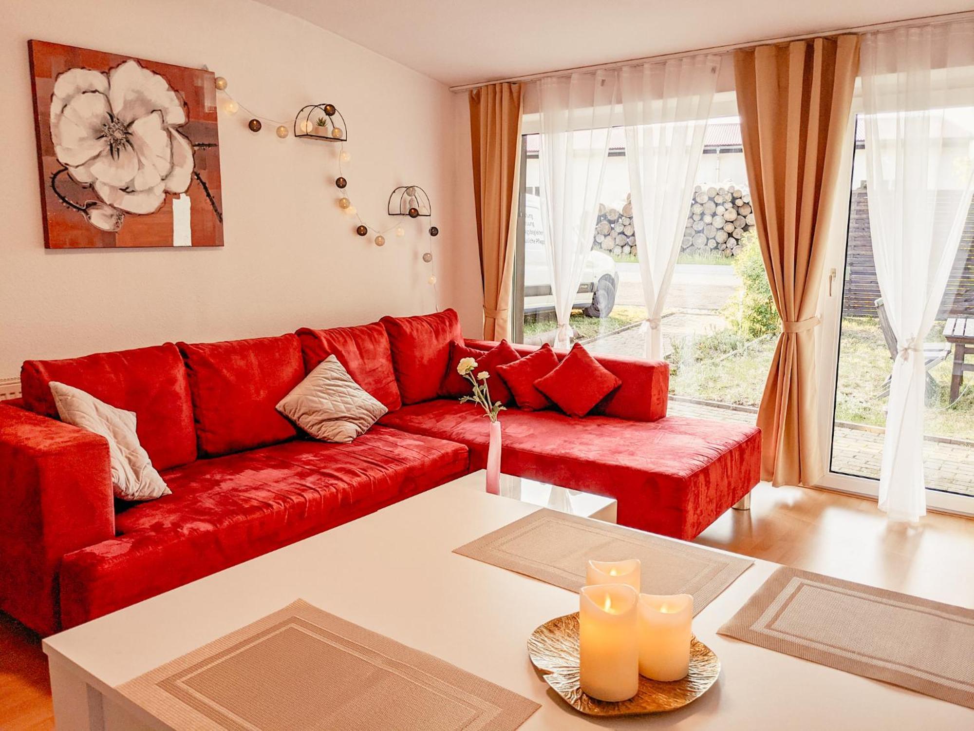 W5 - Urlaubsmagie - Wohnung Mit Grill, Terrasse & Pool Lichtenhain  Exterior foto