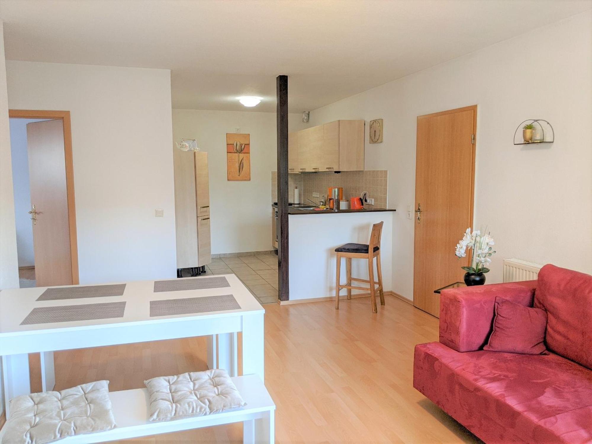 W5 - Urlaubsmagie - Wohnung Mit Grill, Terrasse & Pool Lichtenhain  Exterior foto